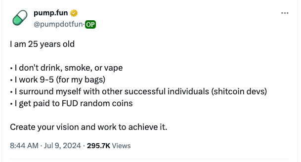 Meme tagged crypto, twitter